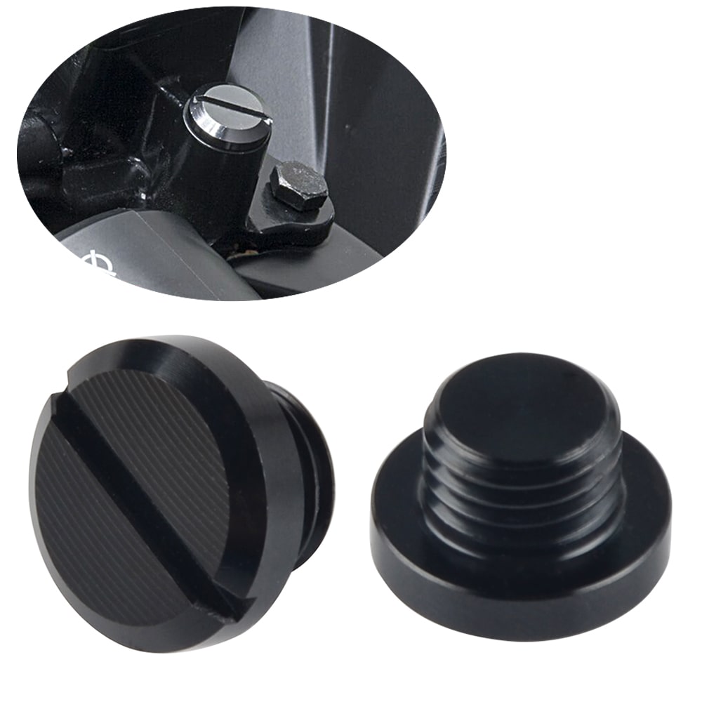 Universal 2pcs M10 x 1.25mm Mirror Hole Plugs