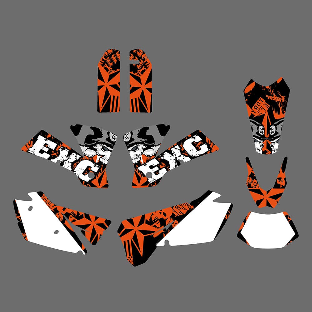 Motorcycle Stickers For KTM EXC 125 200 250 300 400 450 525 2004