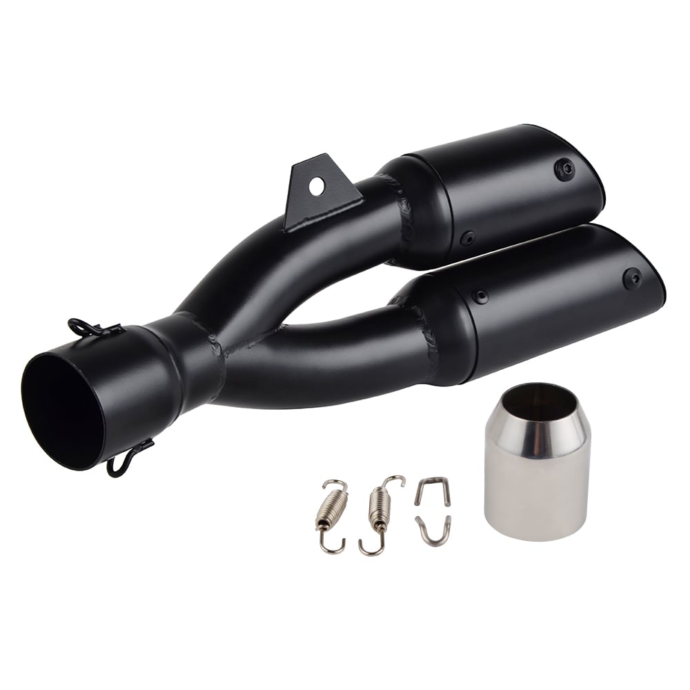Exhaust Pipe Slip On Muffler 38-51mm Dual Outlet GP