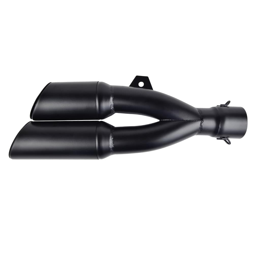 Exhaust Pipe Slip On Muffler 38-51mm Dual Outlet GP