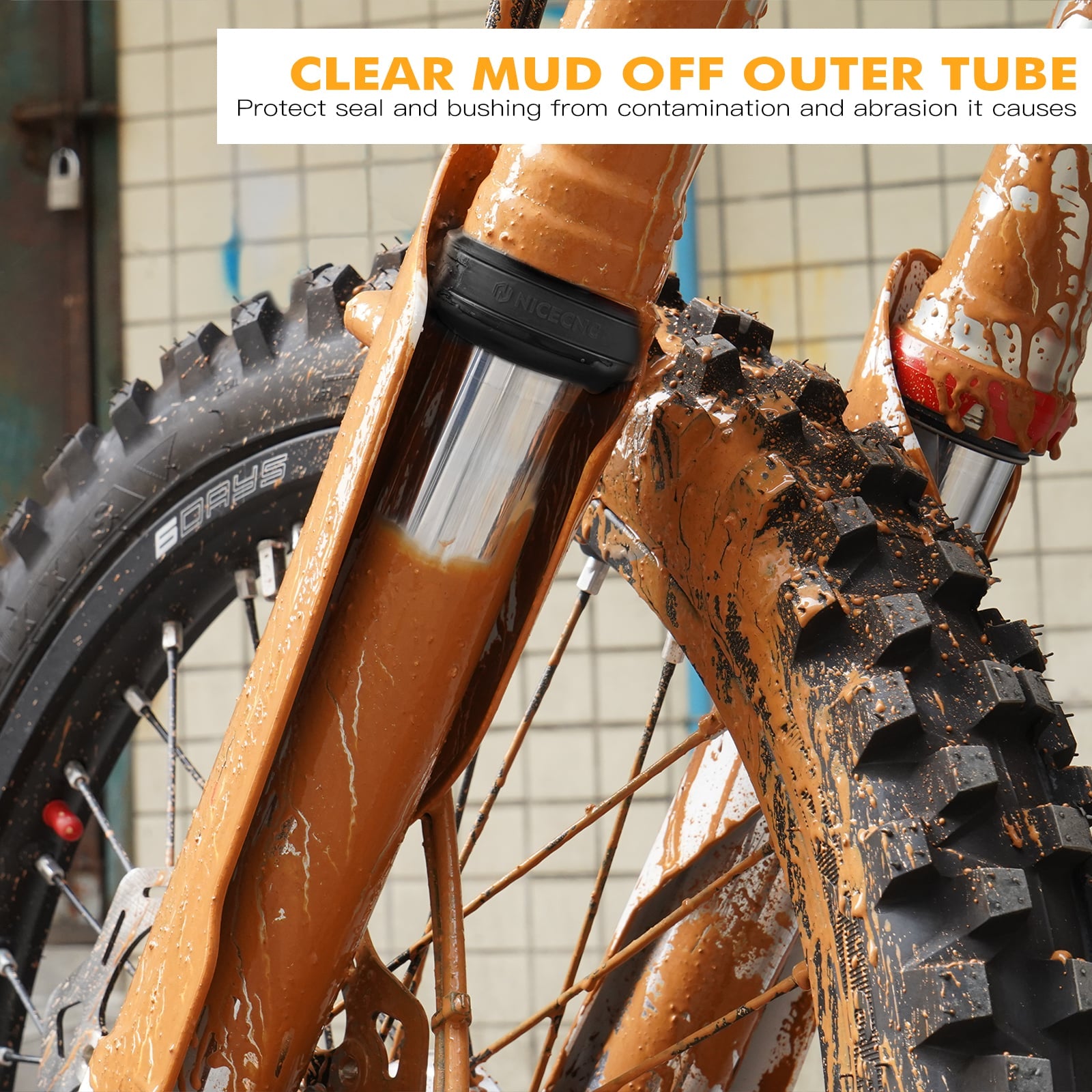 Mud Scraper Kit for KTM Husaberg Husqvarna Sherco