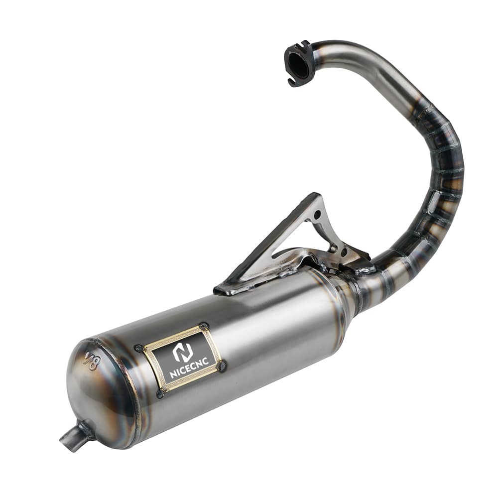 Performance Exhaust Muffer Pipe Silencer For Honda DIO Elite 50cc with 46mm-50mm Big Bore Kit