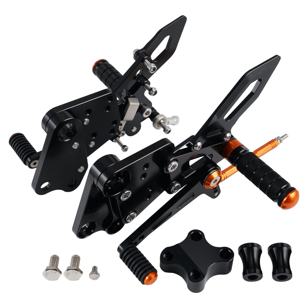Adjustable Rearset Foot Pegs Boards For KTM Duke 390 18-23