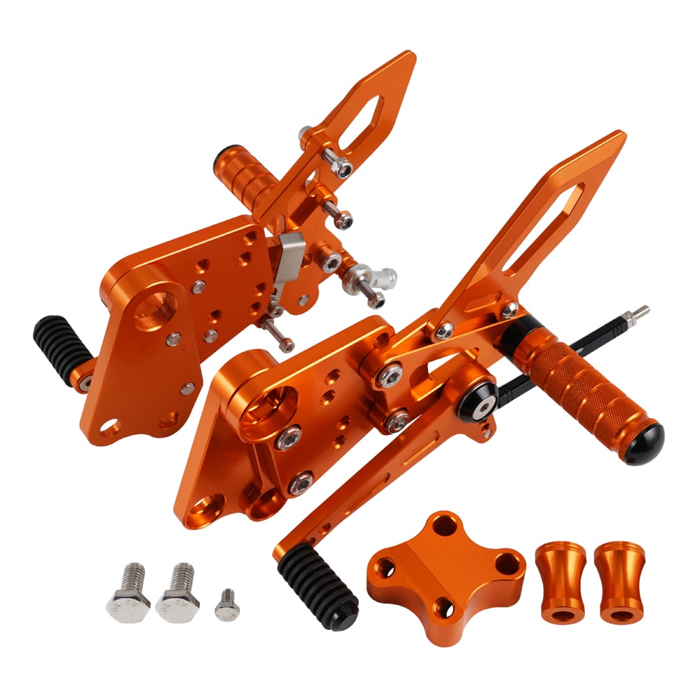 Adjustable Rearset Foot Pegs Boards For KTM Duke 390 18-23