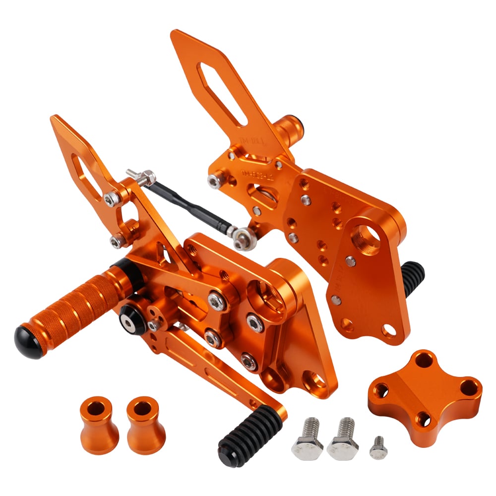 Adjustable Rearset Foot Pegs Boards For KTM Duke 390 18-23