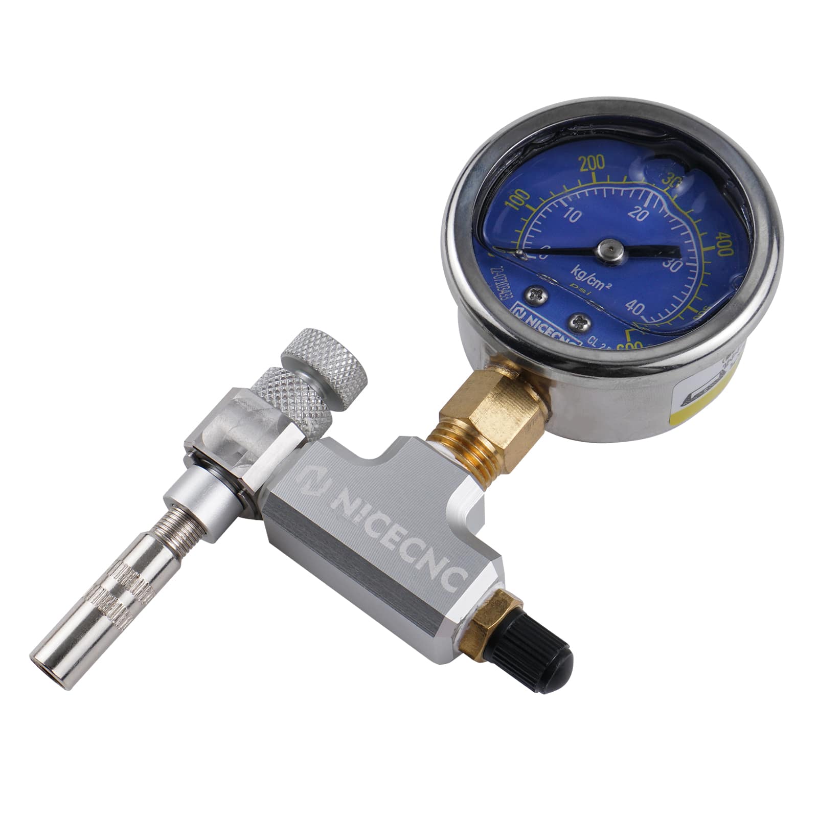 600PSI High Accuracy Nitrogen Filling Tool Special For Schrader Valve Shock