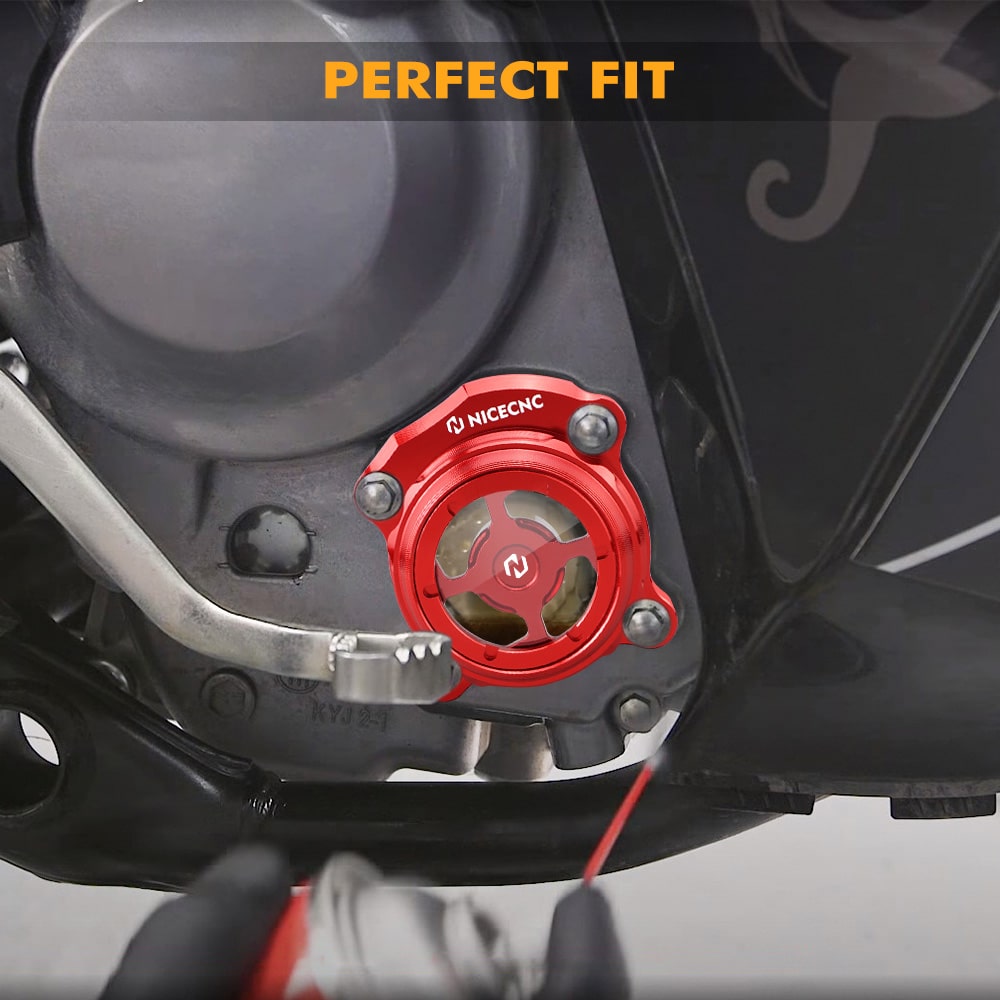 Transparent Engine Oil Filter Cover Cap For Honda CRF300L CRF250L / Rally