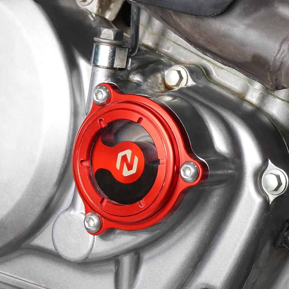 Engine Oil Filter Cover Cap Transparent For Honda XR650L / XR600R