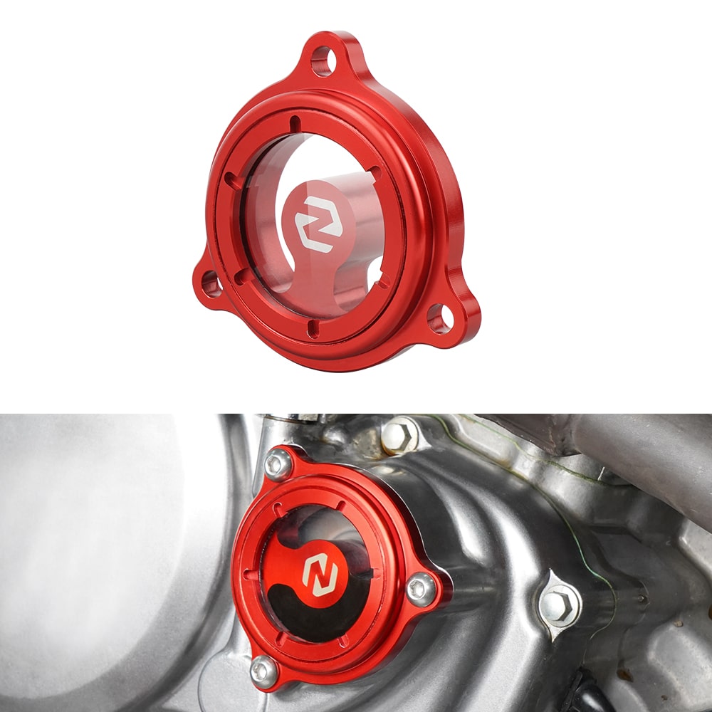 Engine Oil Filter Cover Cap Transparent For Honda XR650L 1993-2024 / XR600R 1990-2000