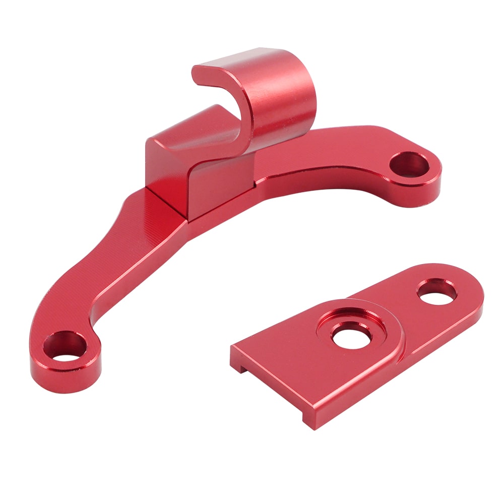 Raptor 700r One Finger Clutch Extension Arm with Clutch Cable Guide