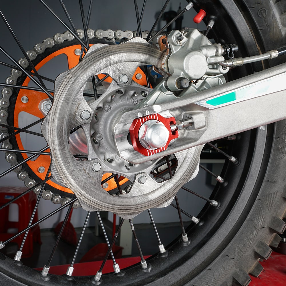 Rear Axle Blocks Chain Adjuster For KTM Husqvarna Gasgas