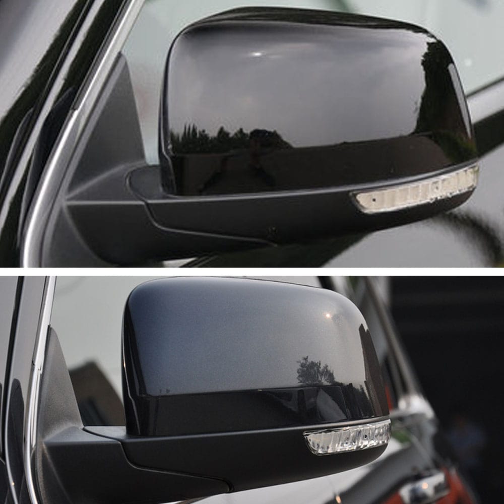 Pair ABS Rear View Mirror Cover For Jeep Grand Cherokee Dodge Durango 2011-22