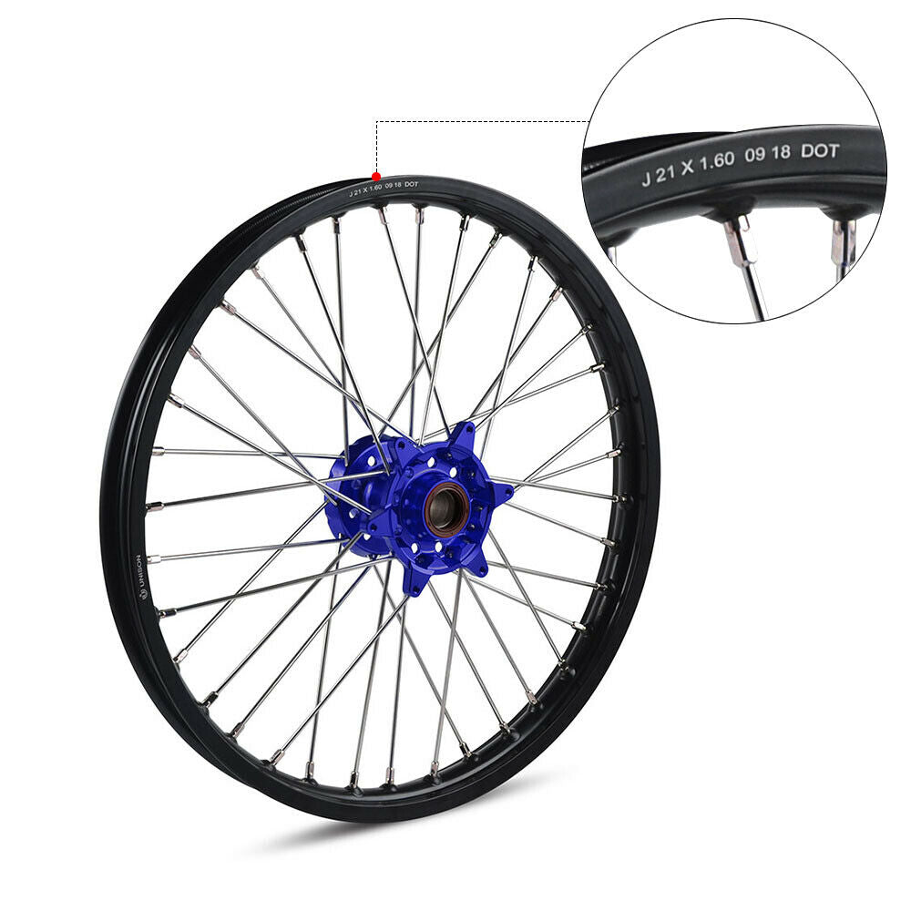 DOT 21'' 18'' Wheel Hub Rim For Husqvarna TE250 TE300 2014-2018 FE250 FE350 2014-2020