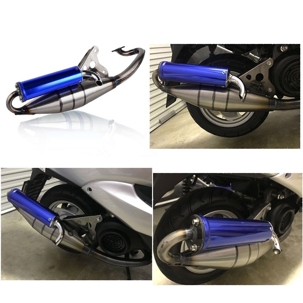 Complete Exhaust Muffler For Yamaha Breeze Jog 1E40QMB 1PE40QMB Engines 2-stroke Scooters