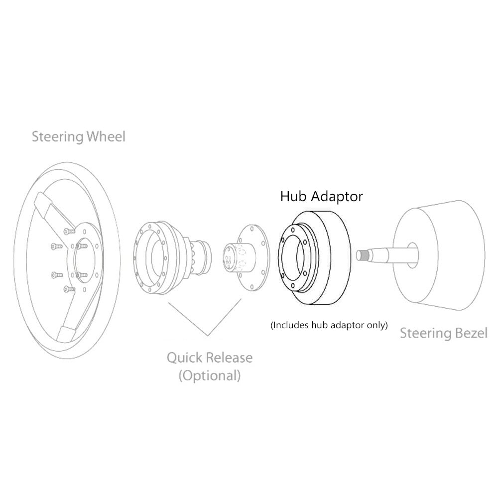 Steering Wheel Short Hub Adapter For Mitsubishi Eclipse For Subaru