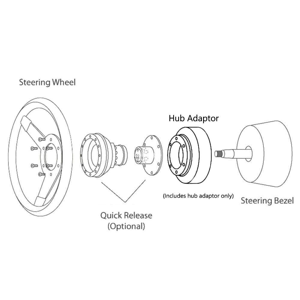 Steering Wheel Short Hub Adapter For BMW M3 E46 3 Series 328i 325i Mini Cooper