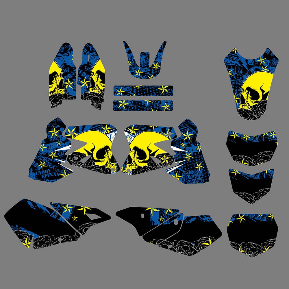 New Graphics Kit For Suzuki DRZ400 2000-2012