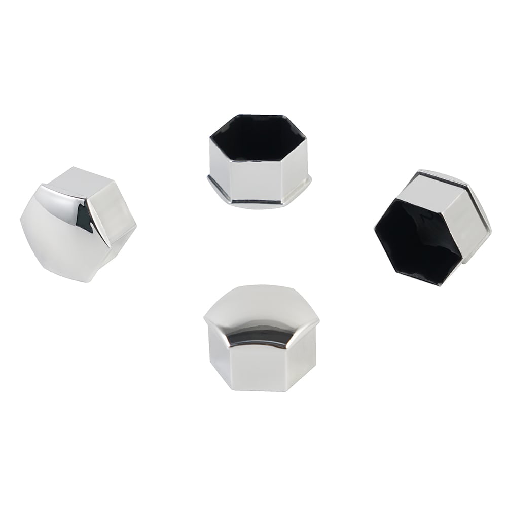 Silver Plating Wheel Lug Nut Cap Covers Trim For Tesla Model 3