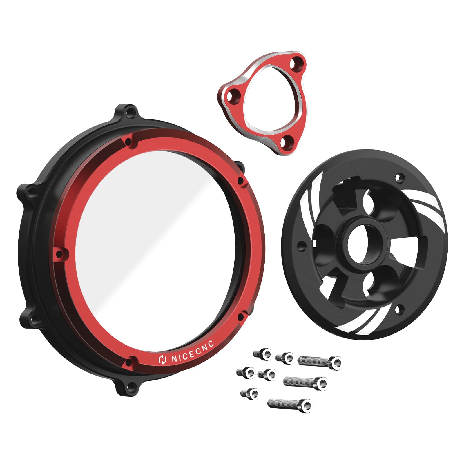 Clear Clutch Cover Spring Retainer Pressure Plate for Ducati 959 1199 1299