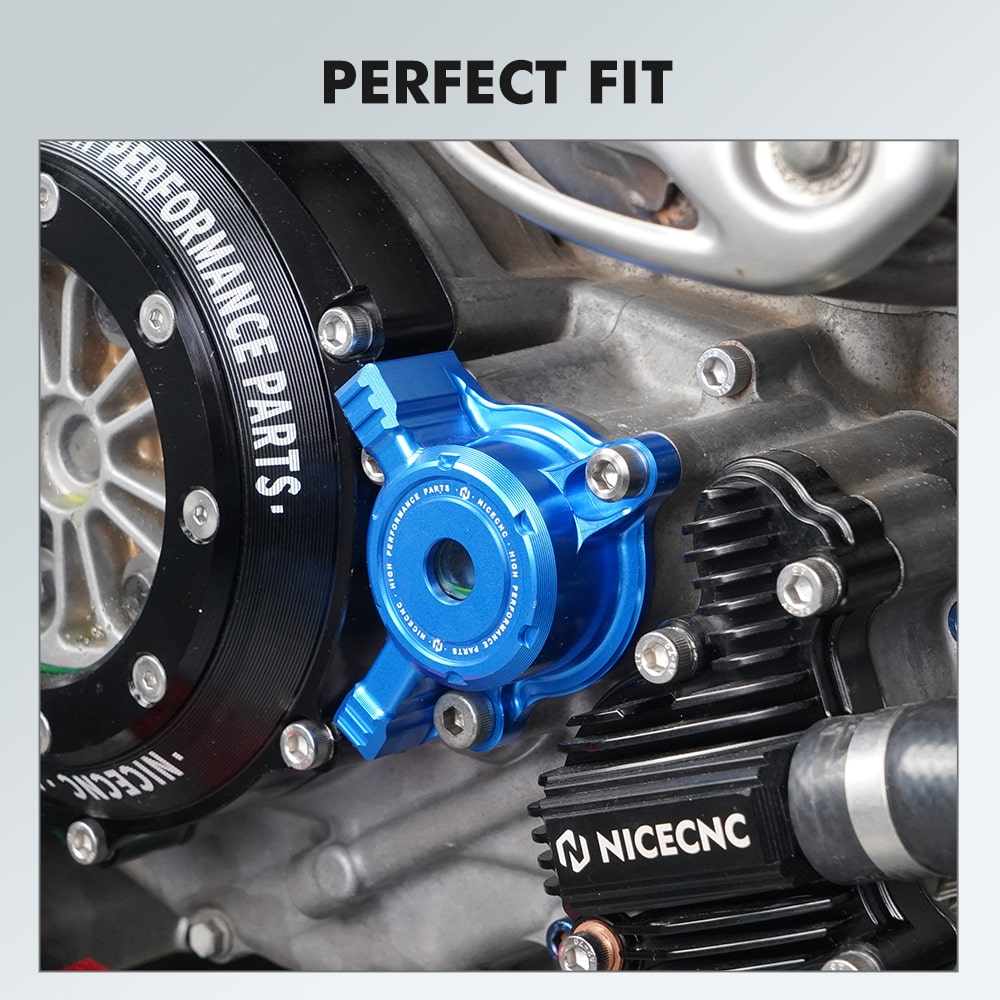 Transparent Oil Filter Cover w/O-Ring For Yamaha YFZ450R YZ250F YZ450F