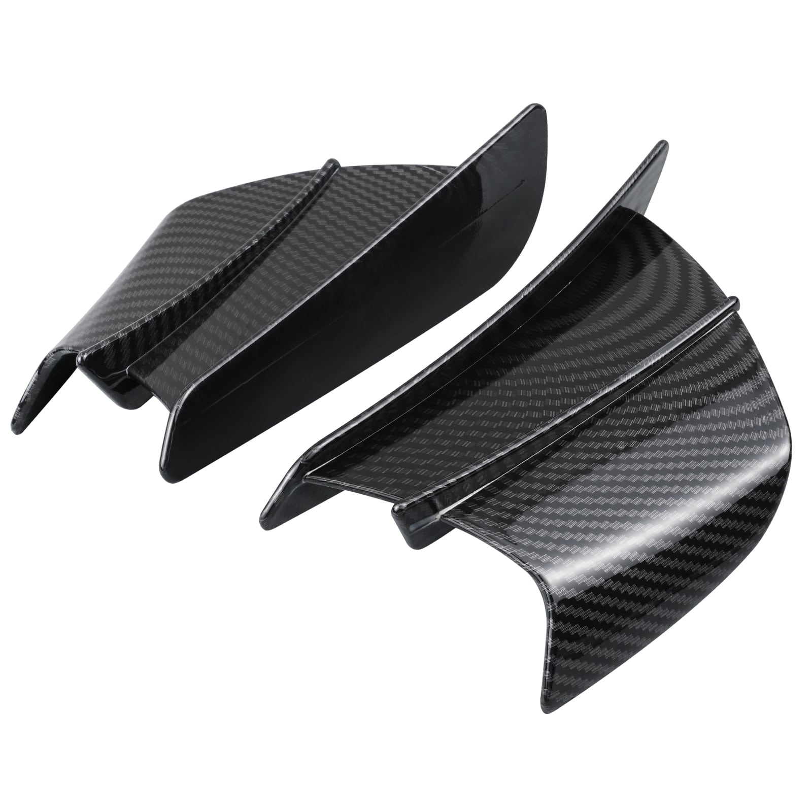 2PCS Universal Motorcycle Side Winglet Air Deflector Spoiler