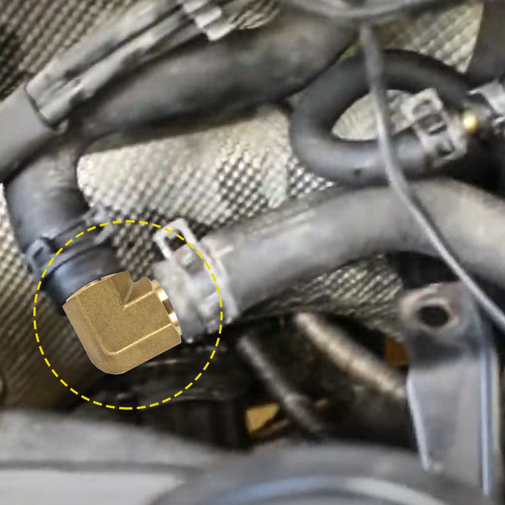 VW TDI-BRM Diesel Cooler block off kit For Jetta MK5 Golf 1.9L