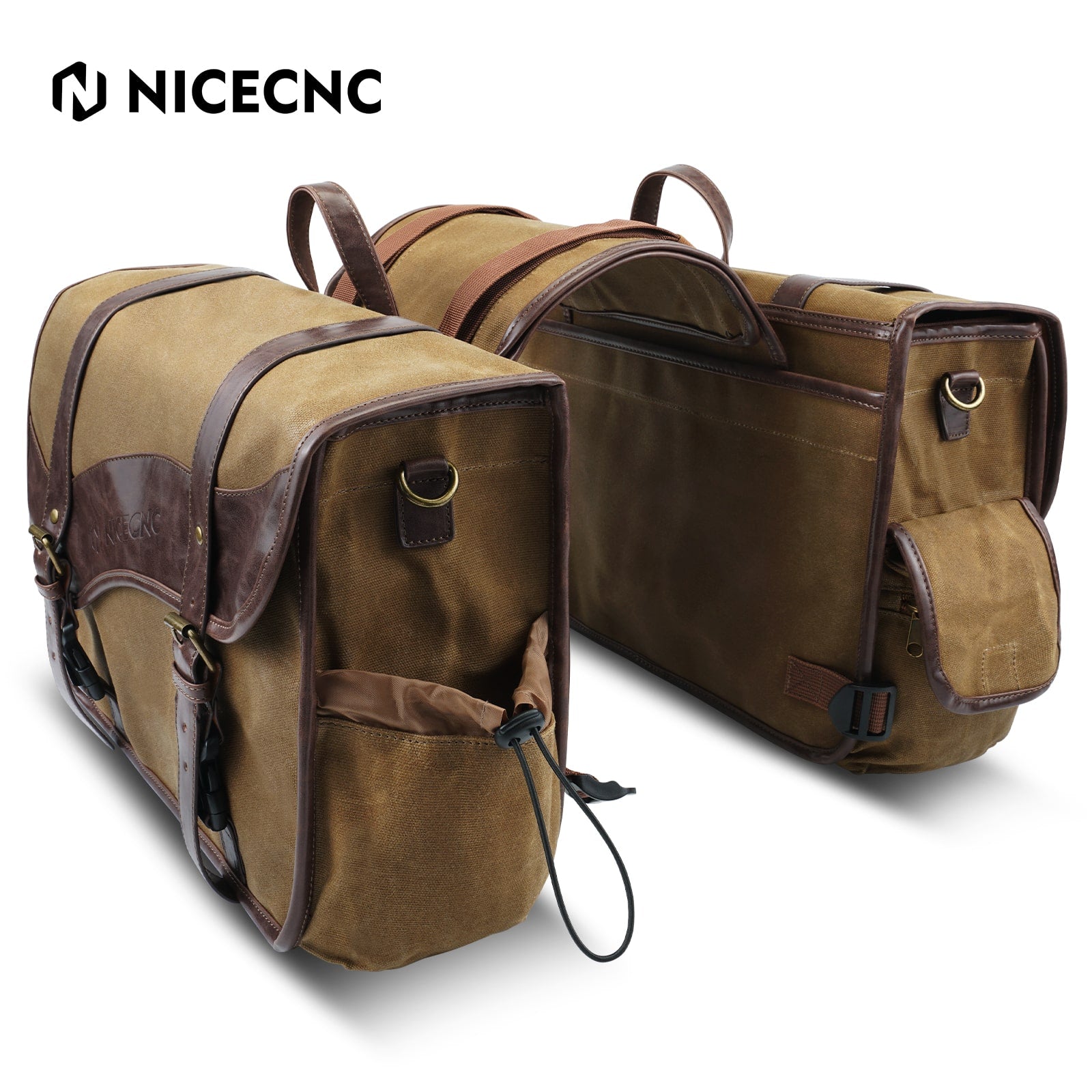 CANVAS SADDLE BAGS-SET