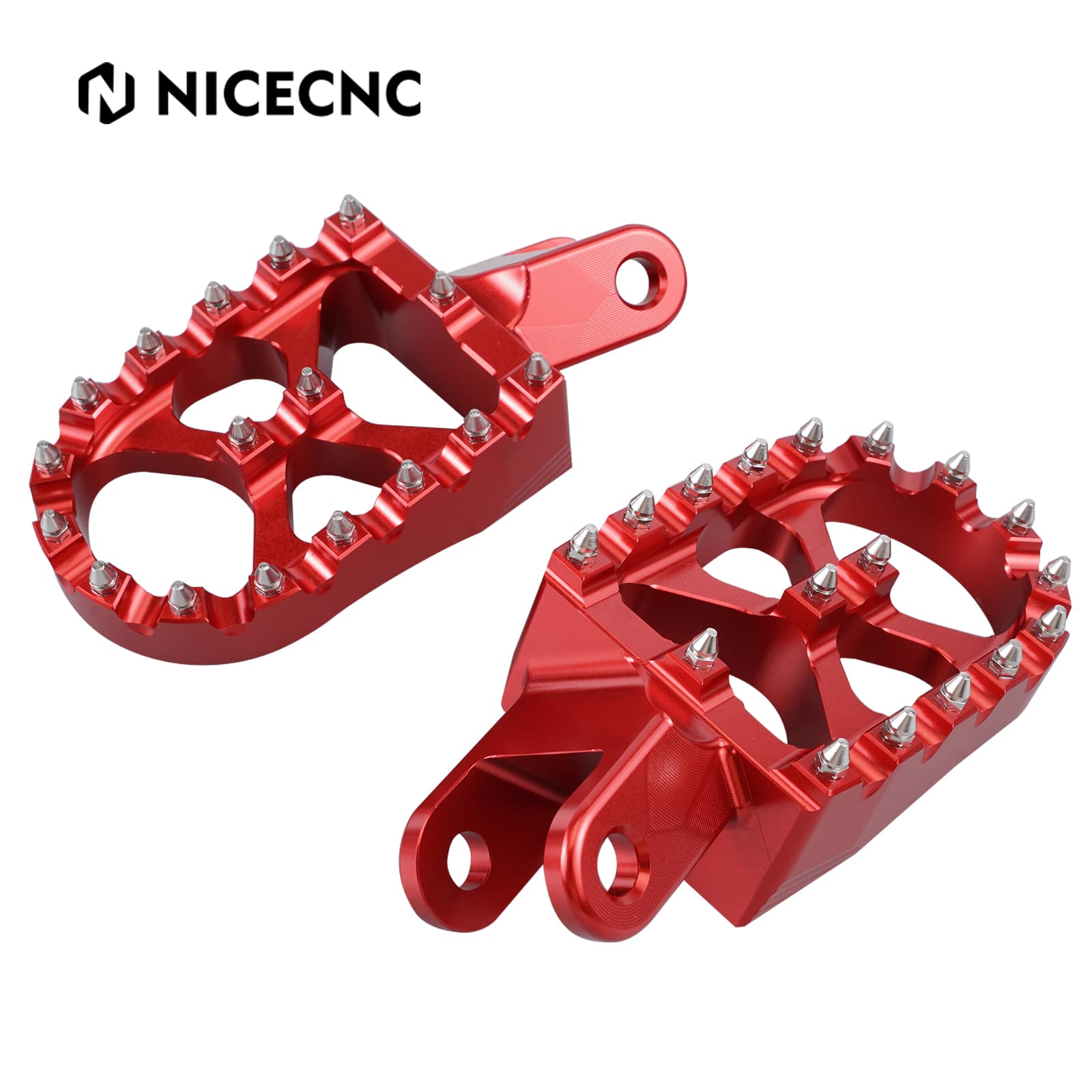 CNC Wide Motorcycle Foot Pegs For Honda XR650L 1993-2024 XR650R 2000-2007