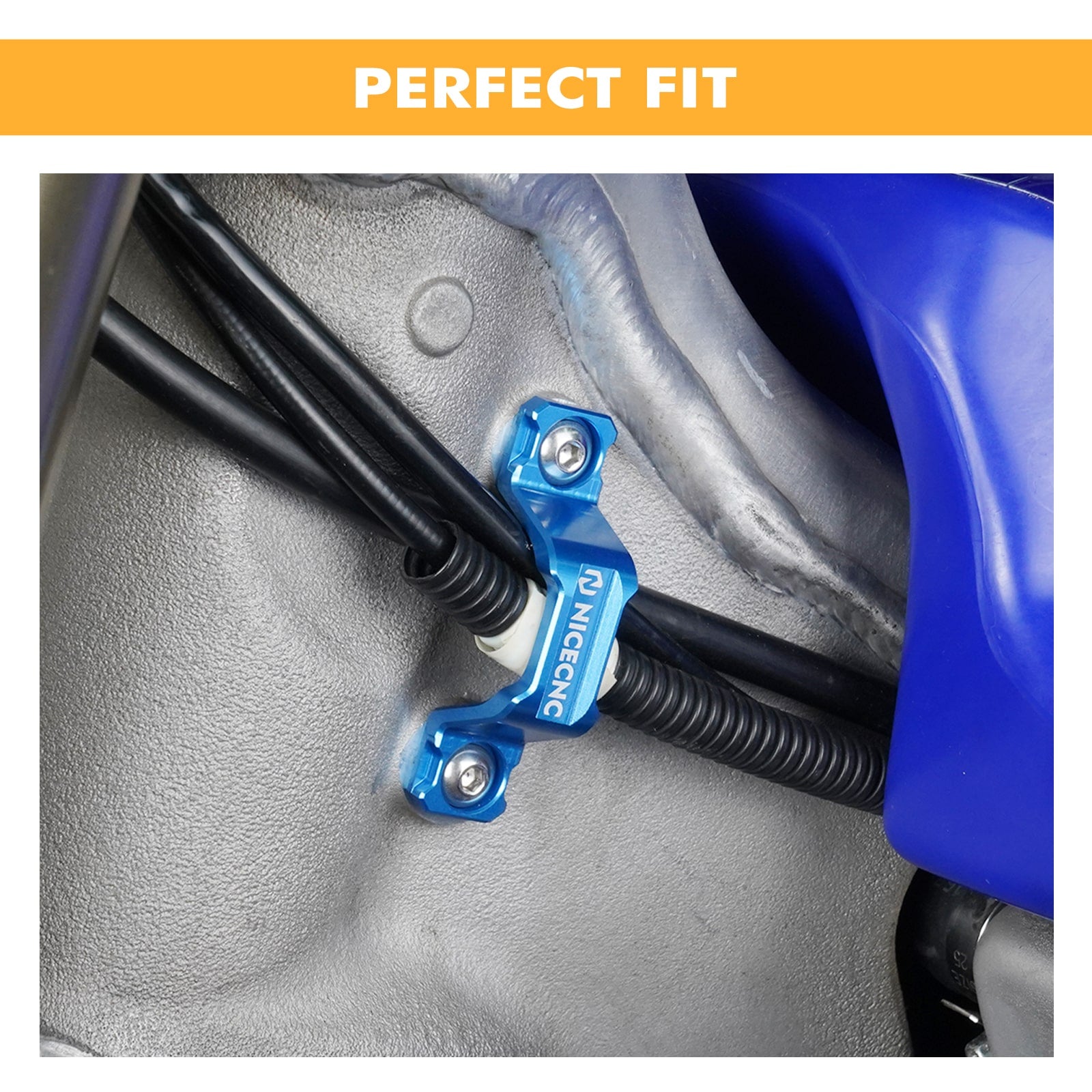 Wire Harness Clamp For Yamaha YZ125 2005-2024 YZ250 2005-2024 YZ250X 2016-2023