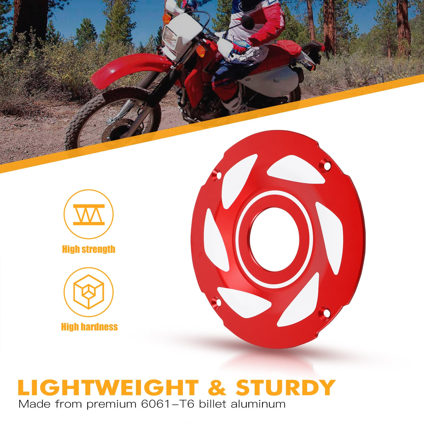 Billet Aluminum Wheel Hub cap for Honda XR650L 19932024