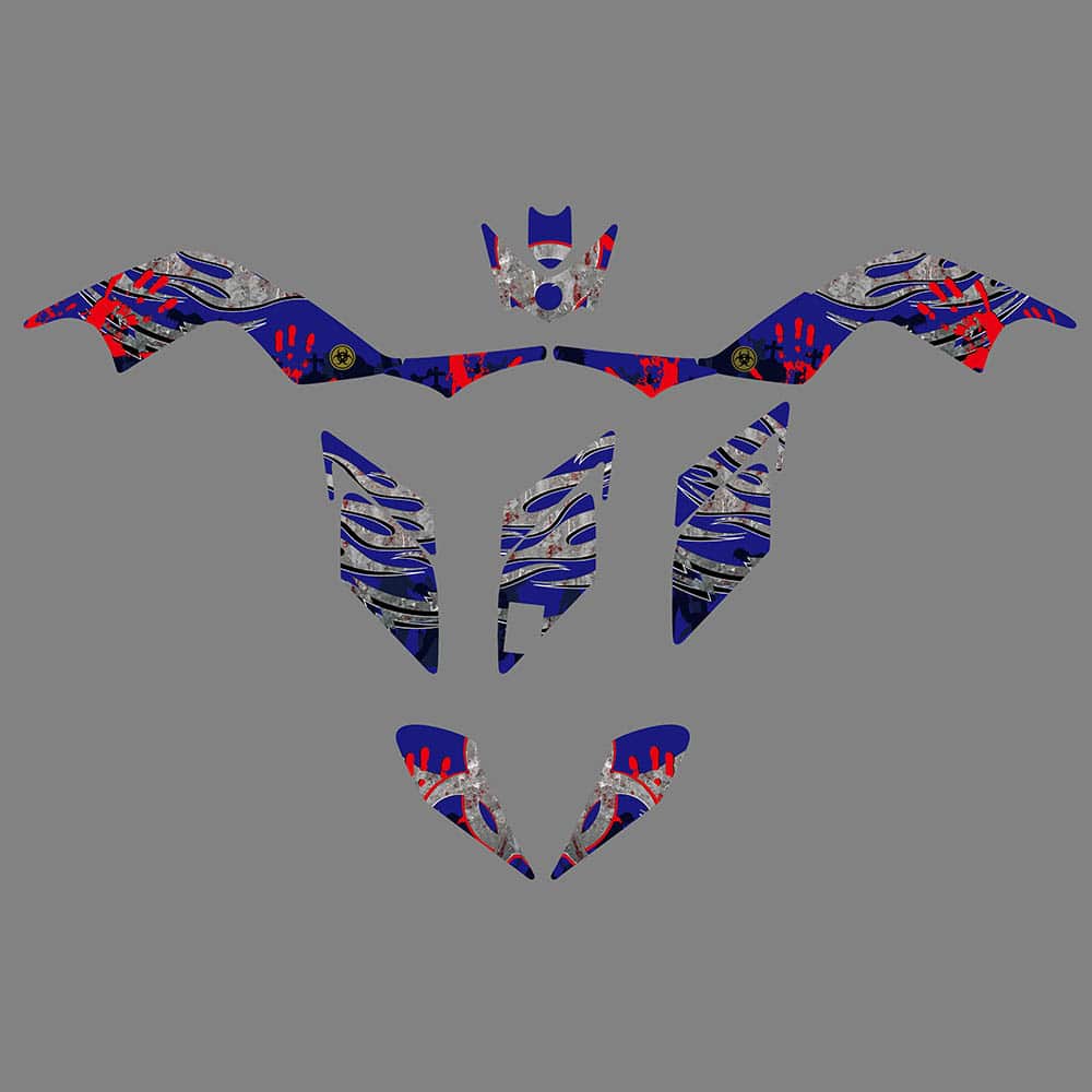 ATV Decals Stickers Graphics For YAMAHA RAPTOR700 2006-2012