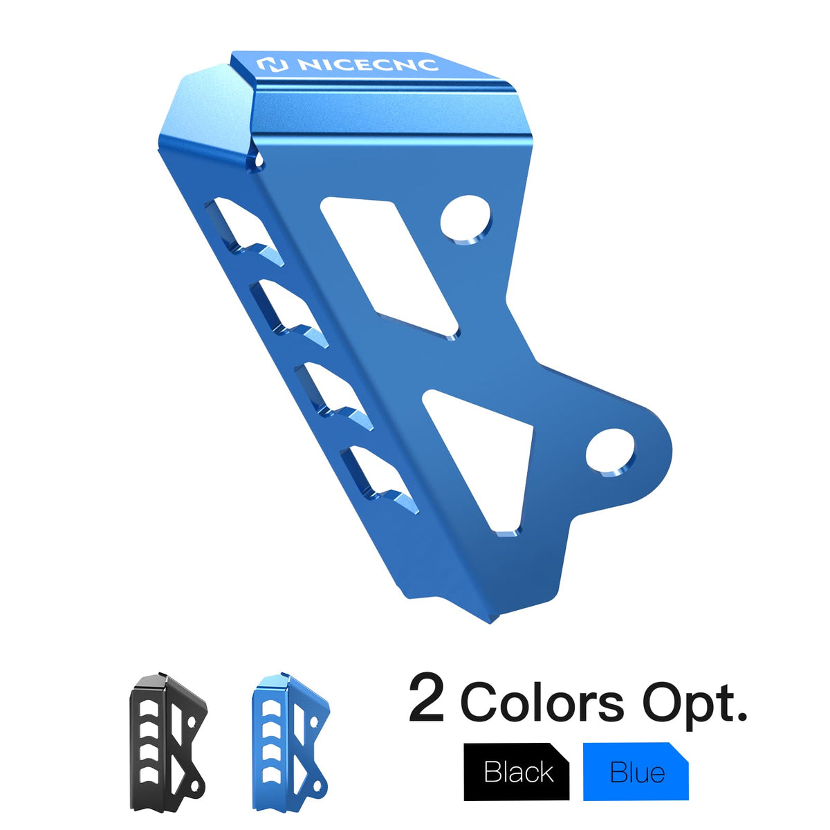 NICECNC Rear Master Cylinder Guard For Suzuki DRZ400 - Black Aluminum