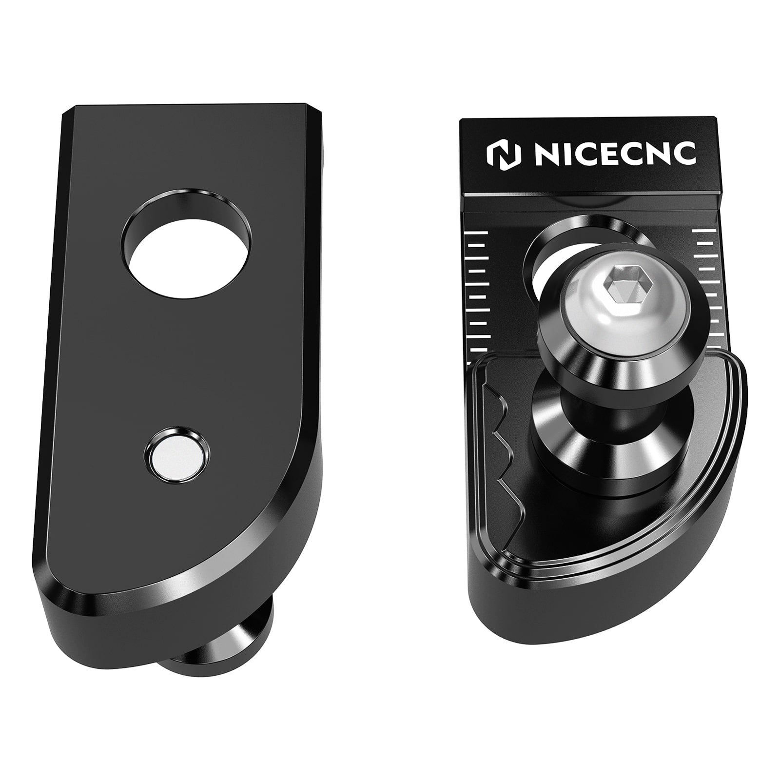 Chain Adjuster Blocks & Swingarm Spools Slider for Yamaha Tenere700 2019-2024 XSR900 Tracer 900 FJ09