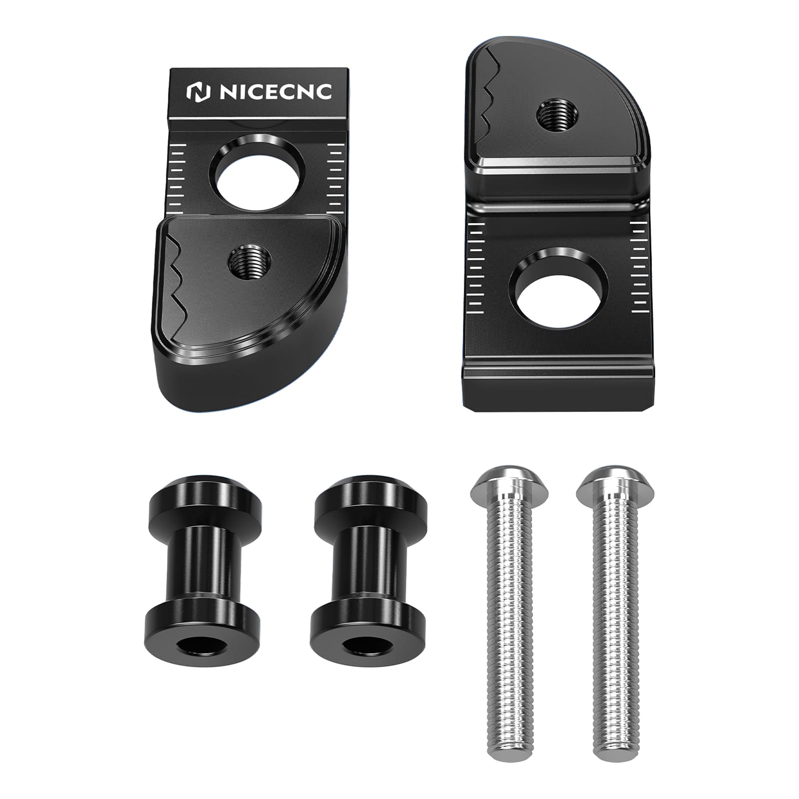 Chain Adjuster Blocks & Swingarm Spools Slider for Yamaha Tenere700 2019-2024 XSR900 Tracer 900 FJ09