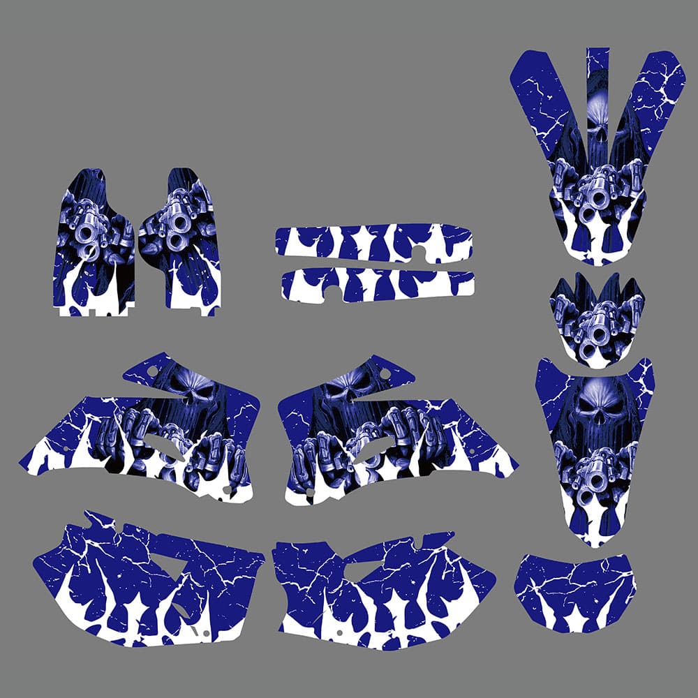 Backgrounds Motorcycle Decals Stickers For Yamaha WR250F 2007-2013 WR450F 2007-2011