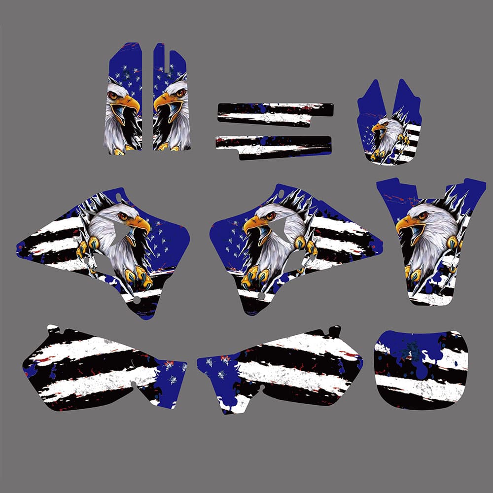 Motorcycle Graphics Decals Stickers Kits For YAMAHA YZ125/YZ250 1996-2001