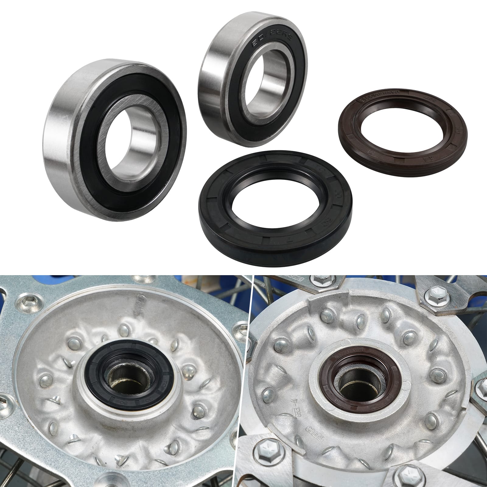 Rear Wheel Bearings and Seals Kit For Yamaha YZ125 YZ250 WR250F WR450F