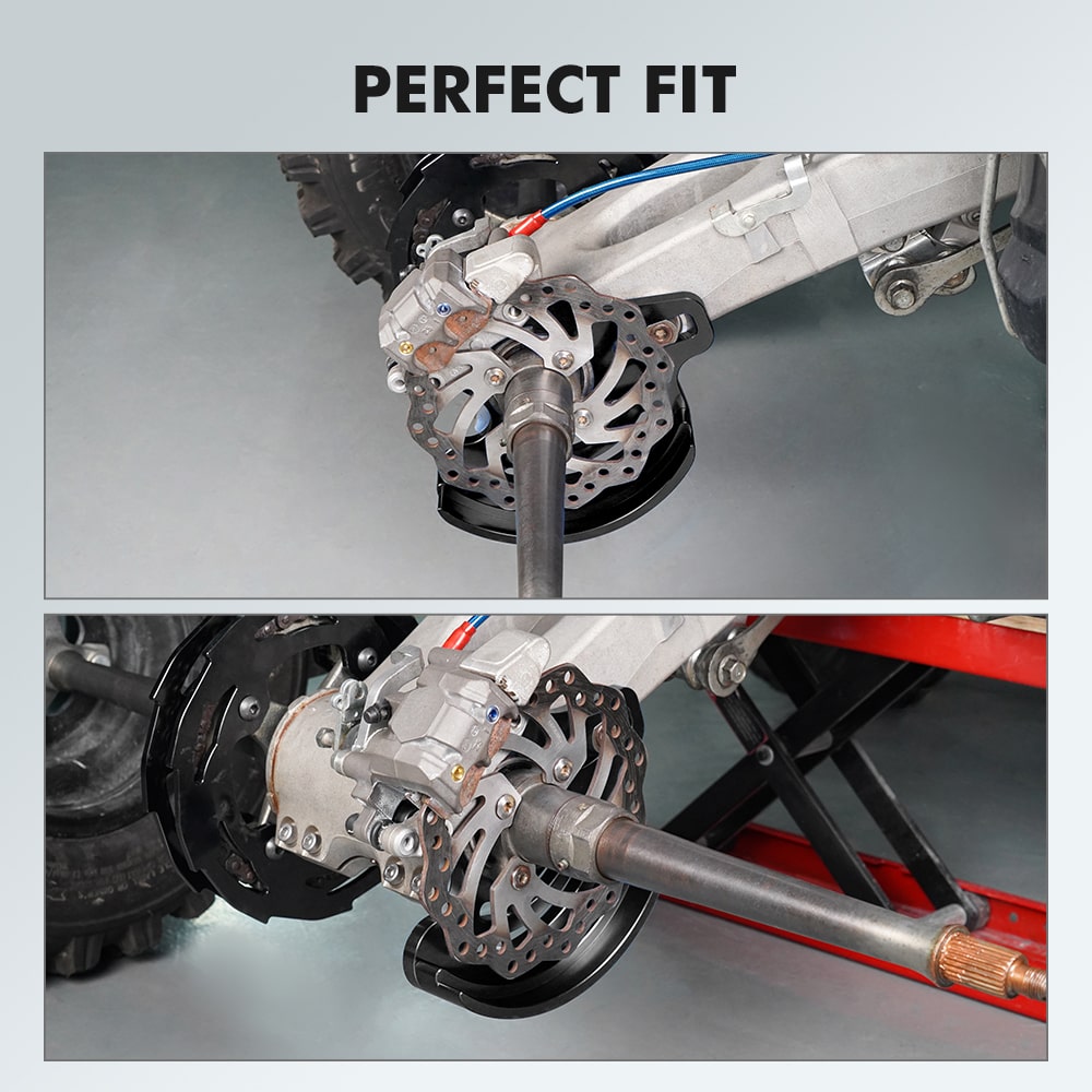 Rear Brake Caliper Disc Rotor Guard Bracket For Yamaha YFZ450R 2009-2023