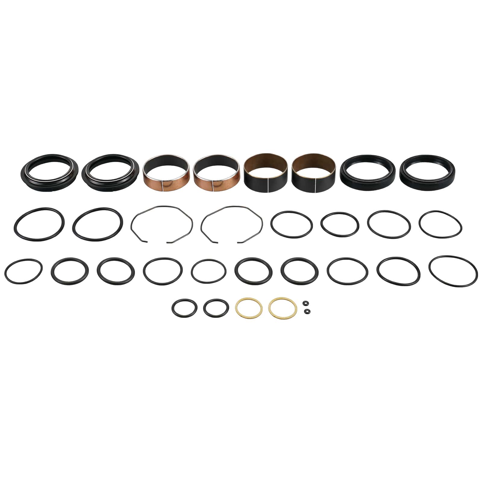 Fork Oil Seals Dust Seals Fork Slider Bushings for Yamaha YZ250 2015-2021