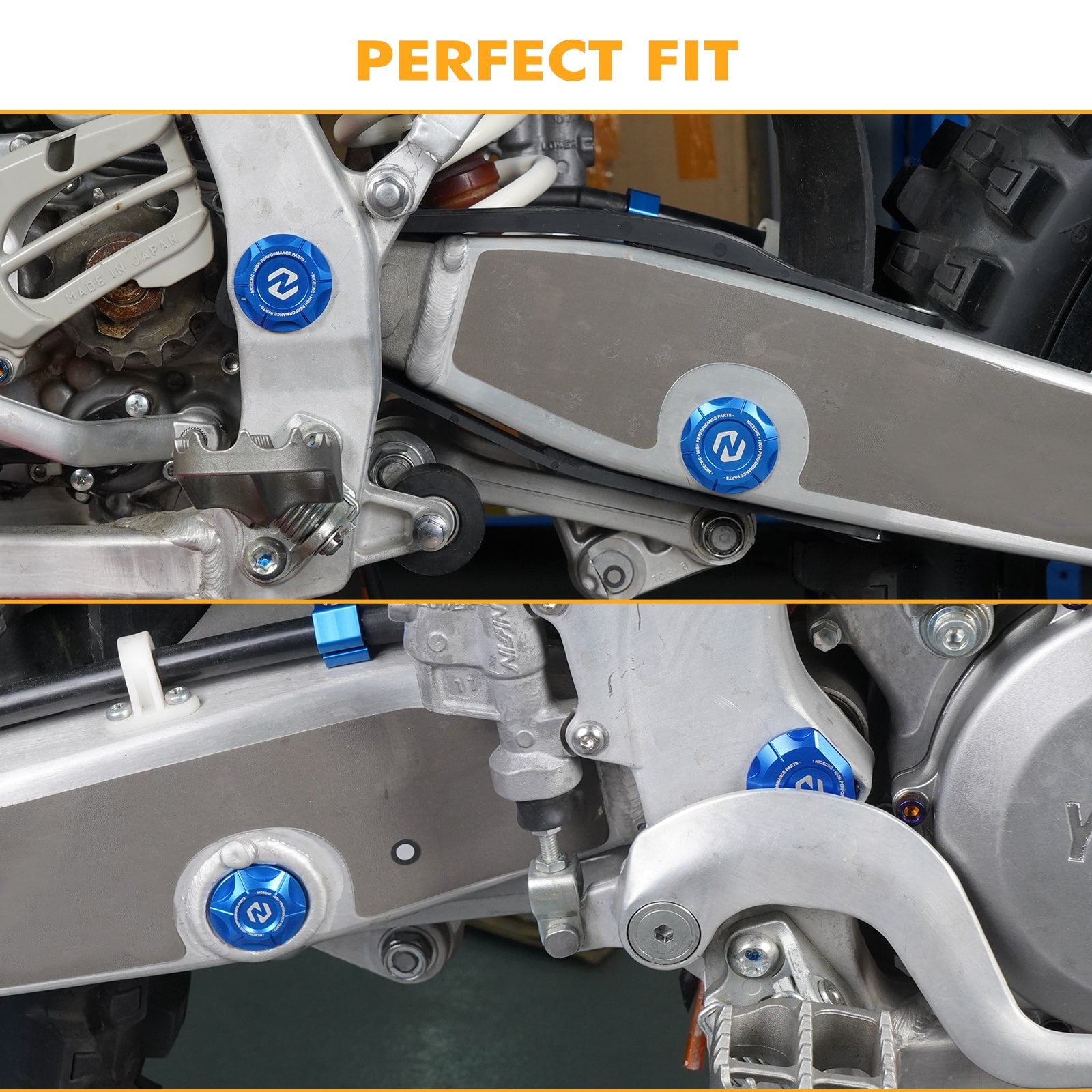 Motorcycle Frame Hole Plug Cover For Yamaha YZ250  2016-2023