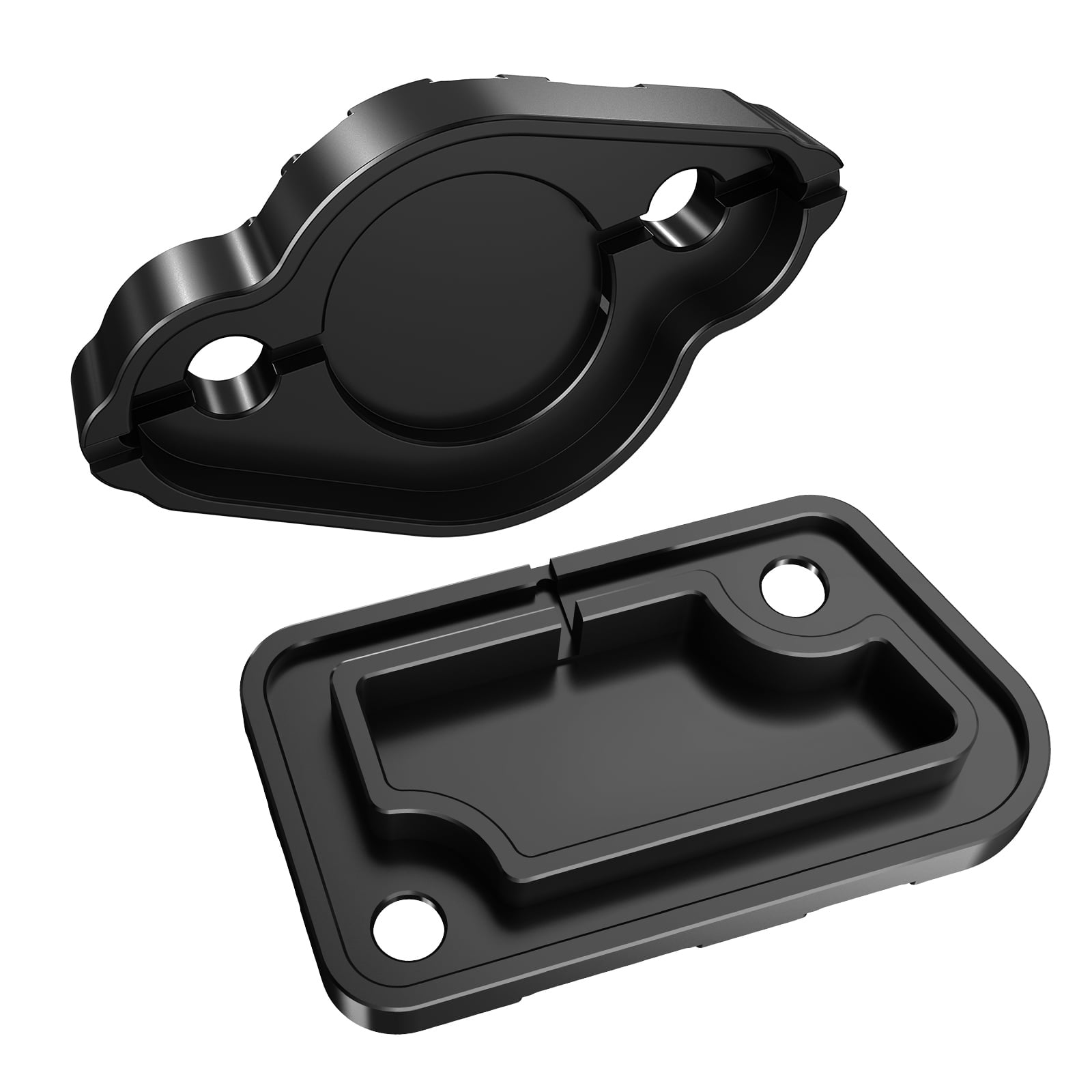 Front & Rear Brake Reservoir Cover Caps Kit For Yamaha YZ125 YZ250 YZ450 WR250F WR450F
